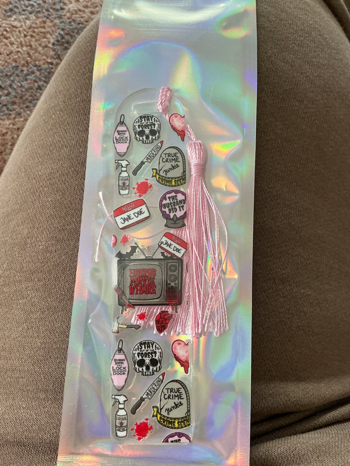 Horror movies bookmark