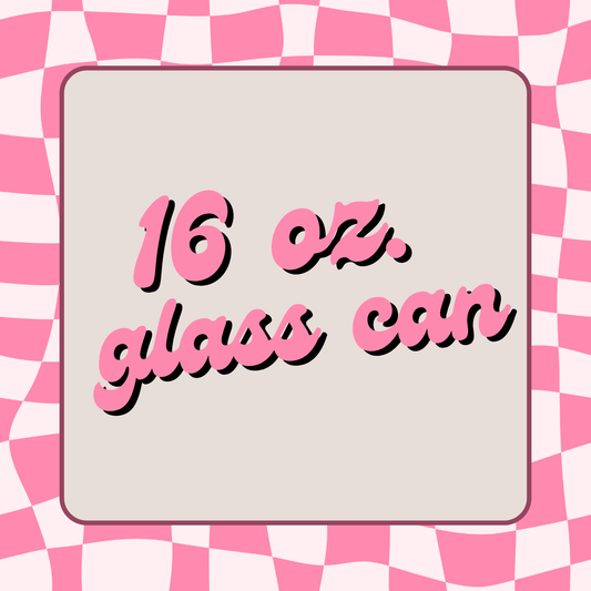 16 oz Glass Can